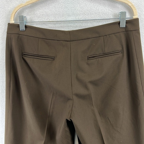 Lafayette 148 New York Women’s Dress Pants Sz 10 Brown Wool/Spandex Like New - Picture 5 of 9